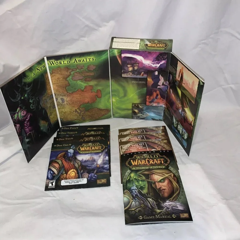 World Of WarCraft & Jerico Mixed Lot Of 5 PC Games